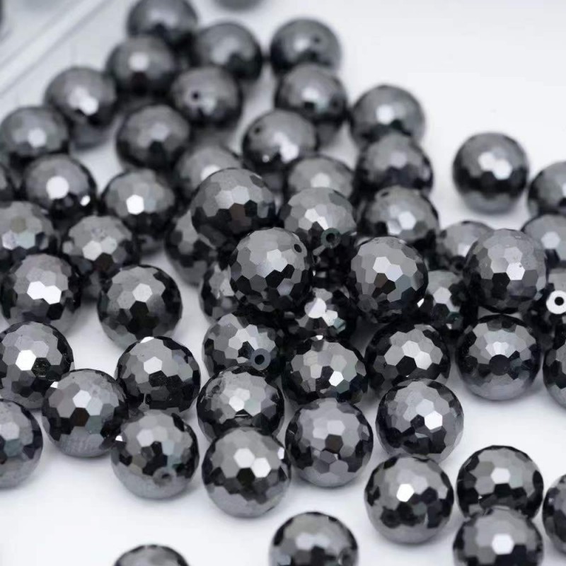 Ruif Jewelry New 4-10mm Black Color Moissanite Round Beads with Hole For DIY Jewelry Bracelet and Necklace Making Ruif Jewelry New 4-10mm Black Color Moissanite Round Beads with Hole For DIY Jewelry Bracelet and Necklace Making