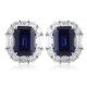 Ruif Jewelry Classic Design PT950 Platinum 2.59ct Lab Sapphire And 0.914ct Lab Diamond Earrings Gemstone Jewelry Ruif Jewelry Classic Design PT950 Platinum 2.59ct Lab Sapphire And 0.914ct Lab Diamond Earrings Gemstone Jewelry