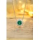 Ruif Jewelry Classic Design PT950 Platinum 1.11ct Lab Grown Emerald And 1.029ct Lab Grown Diamong Pendant Gemstone Jewelry Ruif Jewelry Classic Design PT950 Platinum 1.11ct Lab Grown Emerald And 1.029ct Lab Grown Diamong Pendant Gemstone Jewelry