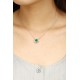 Ruif Jewelry Classic Design PT950 Platinum 1.11ct Lab Grown Emerald And 1.029ct Lab Grown Diamong Pendant Gemstone Jewelry Ruif Jewelry Classic Design PT950 Platinum 1.11ct Lab Grown Emerald And 1.029ct Lab Grown Diamong Pendant Gemstone Jewelry