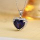 Ruif Jewelry Classic Design PT950 Platinum 5.06ct Lab Grown Sapphire And 0.277ct Lab Grown Diamond Pendant Gemstone Jewelry Ruif Jewelry Classic Design PT950 Platinum 5.06ct Lab Grown Sapphire And 0.277ct Lab Grown Diamond Pendant Gemstone Jewelry