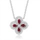 Ruif Jewelry Classic Design PT950 Platinum 0.66ct Lab Grown Ruby And 0.674ct Lab Grown Diamond Pendant Gemstone Jewelry Ruif Jewelry Classic Design PT950 Platinum 0.66ct Lab Grown Ruby And 0.674ct Lab Grown Diamond Pendant Gemstone Jewelry