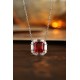 Ruif Jewelry Classic Design PT950 Platinum 3.39ct Lab Grown Ruby And 0.795ct Lab Grown Diamond Pendant Gemstone Jewelry Ruif Jewelry Classic Design PT950 Platinum 3.39ct Lab Grown Ruby And 0.795ct Lab Grown Diamond Pendant Gemstone Jewelry