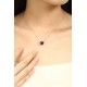Ruif Jewelry Classic Design PT950 Platinum 3.39ct Lab Grown Ruby And 0.795ct Lab Grown Diamond Pendant Gemstone Jewelry Ruif Jewelry Classic Design PT950 Platinum 3.39ct Lab Grown Ruby And 0.795ct Lab Grown Diamond Pendant Gemstone Jewelry