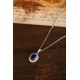 Ruif Jewelry Classic Design PT950 Platinum 2.19ct Lab Grown Sapphire And 0.289ct Lab Grown Diamond Pendant Gemstone Jewelry Ruif Jewelry Classic Design PT950 Platinum 2.19ct Lab Grown Sapphire And 0.289ct Lab Grown Diamond Pendant Gemstone Jewelry