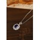 Ruif Jewelry Classic Design PT950 Platinum 2.51ct Lab Grown Sapphire And 0.69ct Lab Grown Diamond Pendant Gemstone Jewelry Ruif Jewelry Classic Design PT950 Platinum 2.51ct Lab Grown Sapphire And 0.69ct Lab Grown Diamond Pendant Gemstone Jewelry