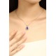Ruif Jewelry Classic Design PT950 Platinum 2.51ct Lab Grown Sapphire And 0.69ct Lab Grown Diamond Pendant Gemstone Jewelry Ruif Jewelry Classic Design PT950 Platinum 2.51ct Lab Grown Sapphire And 0.69ct Lab Grown Diamond Pendant Gemstone Jewelry