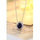 Ruif Jewelry Classic Design PT950 Platinum 2.97ct Lab Grown Sapphire And 0.87ct Lab Grown Diamond Pendant Gemstone Jewelry Ruif Jewelry Classic Design PT950 Platinum 2.97ct Lab Grown Sapphire And 0.87ct Lab Grown Diamond Pendant Gemstone Jewelry