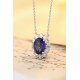 Ruif Jewelry Classic Design PT950 Platinum 2.97ct Lab Grown Sapphire And 0.87ct Lab Grown Diamond Pendant Gemstone Jewelry Ruif Jewelry Classic Design PT950 Platinum 2.97ct Lab Grown Sapphire And 0.87ct Lab Grown Diamond Pendant Gemstone Jewelry