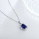 Ruif Jewelry Classic Design PT950 Platinum 5.11ct Lab Grown Sapphire And 1.469ct Lab Grown Diamond Pendant Gemstone Jewelry Ruif Jewelry Classic Design PT950 Platinum 5.11ct Lab Grown Sapphire And 1.469ct Lab Grown Diamond Pendant Gemstone Jewelry