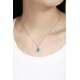 Ruif Jewelry Classic Design PT950 Platinum 1.45ct Lab Grown Emerald And 0.311ct Lab Grown Diamong Pendant Gemstone Jewelry Ruif Jewelry Classic Design PT950 Platinum 1.45ct Lab Grown Emerald And 0.311ct Lab Grown Diamong Pendant Gemstone Jewelry
