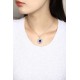 Ruif Jewelry Classic Design PT950 Platinum 4.97ct Lab Grown Sapphire And 3.911ct Lab Grown Diamond Nacklace Gemstone Jewelry