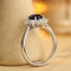 Ruif Jewelry Classic Design PT950 Platinum 1.11ct Lab Grown Sapphire And 0.435ct Lab Grown Diamond Ring Wedding Bands Ruif Jewelry Classic Design PT950 Platinum 1.11ct Lab Grown Sapphire And 0.435ct Lab Grown Diamond Ring Wedding Bands