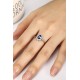 Ruif Jewelry Classic Design PT950 Platinum 1.11ct Lab Grown Sapphire And 0.435ct Lab Grown Diamond Ring Wedding Bands Ruif Jewelry Classic Design PT950 Platinum 1.11ct Lab Grown Sapphire And 0.435ct Lab Grown Diamond Ring Wedding Bands