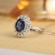 Ruif Jewelry Classic Design PT950 Platinum 2.67ct Lab Grown Sapphire And 1.12ct Lab Grown Diamond Ring Wedding Bands Ruif Jewelry Classic Design PT950 Platinum 2.67ct Lab Grown Sapphire And 1.12ct Lab Grown Diamond Ring Wedding Bands