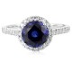 Ruif Jewelry Classic Design PT950 Platinum 3.02ct Lab Grown Sapphire And 0.42ct Lab Grown Diamond Ring Wedding Bands Ruif Jewelry Classic Design PT950 Platinum 3.02ct Lab Grown Sapphire And 0.42ct Lab Grown Diamond Ring Wedding Bands