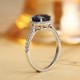 Ruif Jewelry Classic Design PT950 Platinum 3.02ct Lab Grown Sapphire And 0.42ct Lab Grown Diamond Ring Wedding Bands Ruif Jewelry Classic Design PT950 Platinum 3.02ct Lab Grown Sapphire And 0.42ct Lab Grown Diamond Ring Wedding Bands