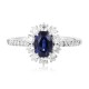 Ruif Jewelry Classic Design PT950 Platinum 1.05ct Lab Grown Sapphire And 0.54ct Lab Grown Diamond Ring Wedding Bands Ruif Jewelry Classic Design PT950 Platinum 1.05ct Lab Grown Sapphire And 0.54ct Lab Grown Diamond Ring Wedding Bands