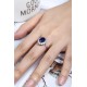 Ruif Jewelry Classic Design PT950 Platinum 3.69ct Lab Grown Sapphire And 1.097ct Lab Grown Diamond Ring Wedding Bands Ruif Jewelry Classic Design PT950 Platinum 3.69ct Lab Grown Sapphire And 1.097ct Lab Grown Diamond Ring Wedding Bands