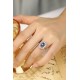 Ruif Jewelry Classic Design PT950 Platinum 1.53ct Lab Grown Sapphire And 0.843ct Lab Grown Diamond Ring Wedding Bands Ruif Jewelry Classic Design PT950 Platinum 1.53ct Lab Grown Sapphire And 0.843ct Lab Grown Diamond Ring Wedding Bands