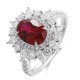 Ruif Jewelry Classic Design PT950 Platinum 1.76ct Lab Grown Ruby And 0.915ct Lab Grown Diamond Ring Wedding Bands Ruif Jewelry Classic Design PT950 Platinum 1.76ct Lab Grown Ruby And 0.915ct Lab Grown Diamond Ring Wedding Bands