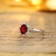 Ruif Jewelry Classic Design PT950 Platinum 1.07ct Lab Grown Ruby And 0.43ct Lab Grown Diamond Ring Wedding Bands Ruif Jewelry Classic Design PT950 Platinum 1.07ct Lab Grown Ruby And 0.43ct Lab Grown Diamond Ring Wedding Bands