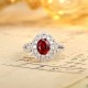 Ruif Jewelry Classic Design PT950 Platinum 1.61ct Lab Grown Ruby And 0.67ct Lab Grown Diamond Ring Wedding Bands Ruif Jewelry Classic Design PT950 Platinum 1.61ct Lab Grown Ruby And 0.67ct Lab Grown Diamond Ring Wedding Bands