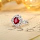 Ruif Jewelry Classic Design PT950 Platinum 1.61ct Lab Grown Ruby And 0.67ct Lab Grown Diamond Ring Wedding Bands Ruif Jewelry Classic Design PT950 Platinum 1.61ct Lab Grown Ruby And 0.67ct Lab Grown Diamond Ring Wedding Bands