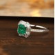 Ruif Jewelry Classic Design PT950 Platinum Ring 1.04ct Lab Grown Emerald and 0.75ct Lab Grown Diamond Ring Gemstone Jewelry Ruif Jewelry Classic Design PT950 Platinum Ring 1.04ct Lab Grown Emerald and 0.75ct Lab Grown Diamond Ring Gemstone Jewelry