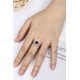 Ruif Jewelry Classic Design PT950 Platinum 1.26ct Lab Grown Sapphire And 0.433ct Lab Grown Diamond Ring Wedding Bands Ruif Jewelry Classic Design PT950 Platinum 1.26ct Lab Grown Sapphire And 0.433ct Lab Grown Diamond Ring Wedding Bands