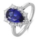 Ruif Jewelry Classic Design PT950 Platinum 2.95ct Lab Grown Sapphire And 0.671ct Lab Grown Diamond Ring Wedding Bands Ruif Jewelry Classic Design PT950 Platinum 2.95ct Lab Grown Sapphire And 0.671ct Lab Grown Diamond Ring Wedding Bands