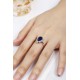 Ruif Jewelry Classic Design PT950 Platinum 2.95ct Lab Grown Sapphire And 0.671ct Lab Grown Diamond Ring Wedding Bands Ruif Jewelry Classic Design PT950 Platinum 2.95ct Lab Grown Sapphire And 0.671ct Lab Grown Diamond Ring Wedding Bands