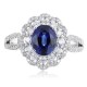 Ruif Jewelry Classic Design PT950 Platinum 1.61ct Lab Grown Sapphire And 0.664ct Lab Grown Diamond Ring Wedding Bands Ruif Jewelry Classic Design PT950 Platinum 1.61ct Lab Grown Sapphire And 0.664ct Lab Grown Diamond Ring Wedding Bands