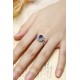 Ruif Jewelry Classic Design PT950 Platinum 1.61ct Lab Grown Sapphire And 0.664ct Lab Grown Diamond Ring Wedding Bands Ruif Jewelry Classic Design PT950 Platinum 1.61ct Lab Grown Sapphire And 0.664ct Lab Grown Diamond Ring Wedding Bands