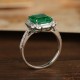 Ruif Jewelry Classic Design PT950 Platinum Ring 2.62ct Lab Grown Emerald and 0.87ct Lab Grown Diamond Ring Gemstone Jewelry Ruif Jewelry Classic Design PT950 Platinum Ring 2.62ct Lab Grown Emerald and 0.87ct Lab Grown Diamond Ring Gemstone Jewelry