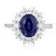 Ruif Jewelry Classic Design PT950 Platinum 2.72ct Lab Grown Sapphire And 0.93ct Lab Grown Diamond Ring Wedding Bands Ruif Jewelry Classic Design PT950 Platinum 2.72ct Lab Grown Sapphire And 0.93ct Lab Grown Diamond Ring Wedding Bands
