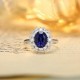 Ruif Jewelry Classic Design PT950 Platinum 2.72ct Lab Grown Sapphire And 0.93ct Lab Grown Diamond Ring Wedding Bands Ruif Jewelry Classic Design PT950 Platinum 2.72ct Lab Grown Sapphire And 0.93ct Lab Grown Diamond Ring Wedding Bands