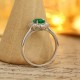 Ruif Jewelry Classic Design PT950 Platinum Ring 0.77ct Lab Grown Emerald and 0.43ct Lab Grown Diamond Ring Gemstone Jewelry Ruif Jewelry Classic Design PT950 Platinum Ring 0.77ct Lab Grown Emerald and 0.43ct Lab Grown Diamond Ring Gemstone Jewelry