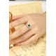 Ruif Jewelry Classic Design PT950 Platinum Ring 0.83ct Lab Grown Emerald and 0.315ct Lab Grown Diamond Ring Gemstone Jewelry Ruif Jewelry Classic Design PT950 Platinum Ring 0.83ct Lab Grown Emerald and 0.315ct Lab Grown Diamond Ring Gemstone Jewelry
