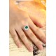 Ruif Jewelry Classic Design PT950 Platinum Ring 1.55ct Lab Grown Emerald and 1.714ct Lab Grown Diamond Ring Gemstone Jewelry