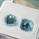 Ruif Jewelry Emerald Cut Lab Aquamarine Loose Gemstones For DIY Jewelry Design Ruif Jewelry Emerald Cut Lab Aquamarine Loose Gemstones For DIY Jewelry Design