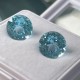 Ruif Jewelry Round Shape Lab Grown Aquamarine Loose Gemstone for Jewelry Rings Earrings Necklace Bracelet Making