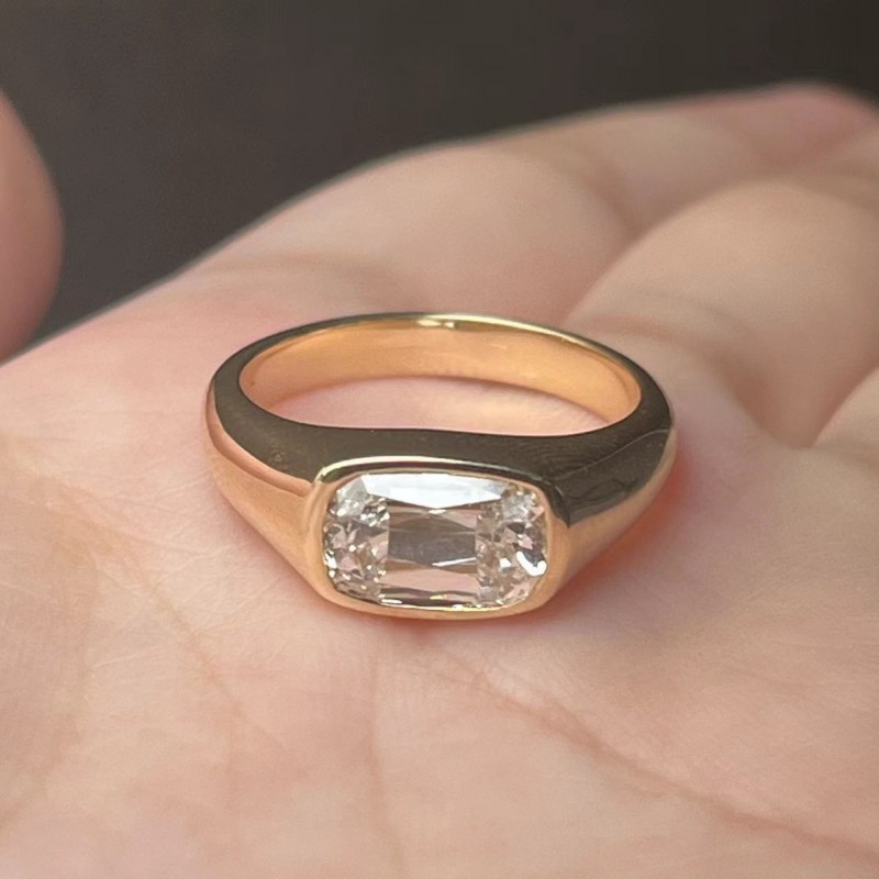 Ruif Jewelry 1.78ct Lab Grown Diamond Ring 14k Yellow Gold Ring Jewelry for Party Gift Ruif Jewelry 1.78ct Lab Grown Diamond Ring 14k Yellow Gold Ring Jewelry for Party Gift