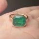 Ruif Jewelry Classic Design 14K Yeloow Gold 1012mm5.25ct Lab Grown Emerald Ring Gemstone Jewelry Ruif Jewelry Classic Design 14K Yeloow Gold 1012mm5.25ct Lab Grown Emerald Ring Gemstone Jewelry
