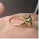 Ruif Jewelry Classic Design 14K Yeloow Gold 1012mm5.25ct Lab Grown Emerald Ring Gemstone Jewelry Ruif Jewelry Classic Design 14K Yeloow Gold 1012mm5.25ct Lab Grown Emerald Ring Gemstone Jewelry