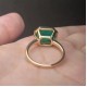 Ruif Jewelry Classic Design 14K Yeloow Gold 1012mm5.25ct Lab Grown Emerald Ring Gemstone Jewelry Ruif Jewelry Classic Design 14K Yeloow Gold 1012mm5.25ct Lab Grown Emerald Ring Gemstone Jewelry
