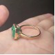 Ruif Jewelry Classic Design 14K Yeloow Gold 1012mm5.25ct Lab Grown Emerald Ring Gemstone Jewelry Ruif Jewelry Classic Design 14K Yeloow Gold 1012mm5.25ct Lab Grown Emerald Ring Gemstone Jewelry