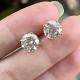 Ruif Jewelry Customized 18k Yellow Gold 1.5ctx2pcs Lab Grown Diamond Earring Classic Engagement Band Jewelry 