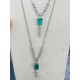 Ruif Jewelry Custom Design PT950 Platinum 6x8mm1.5ct Lab Grown Emerald Pendant Necklace Hand Made Gemstone Jewelry Ruif Jewelry Custom Design PT950 Platinum 6x8mm1.5ct Lab Grown Emerald Pendant Necklace Hand Made Gemstone Jewelry