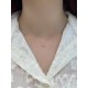Ruif Jewelry Classic Design 18K Yellow Gold 0.2ct Natural Diamond Necklace Wholesale price necklace